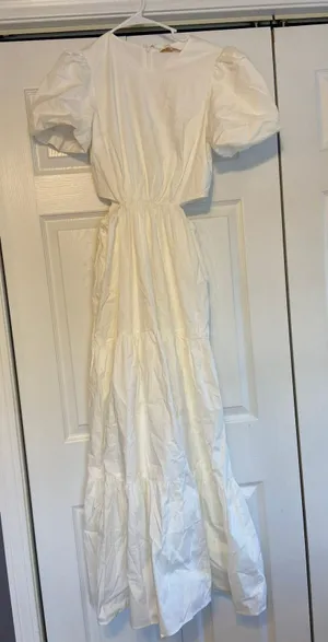 Where Are You From White Maxi Dress thumbnail 1