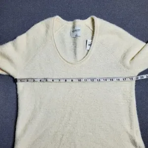 Abercrombie‎ & Fitch Cream Super Soft Sweater thumbnail 3