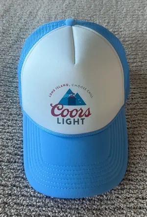 Coors Light Long Island Choose Chill Blue Trucker Hat Breweriana thumbnail 1