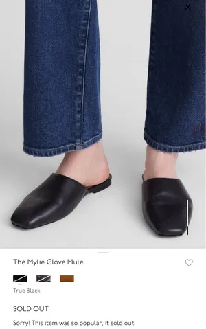Madewell The Mylie Glove Mule thumbnail 2