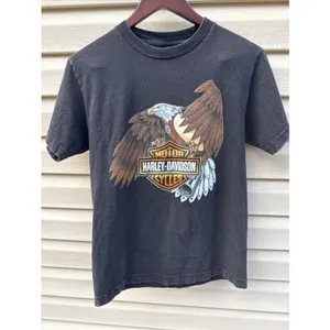 HARLEY DAVIDSON Women's Large Black Tshirt St.‎ Augustine, Florida Adamec thumbnail 2