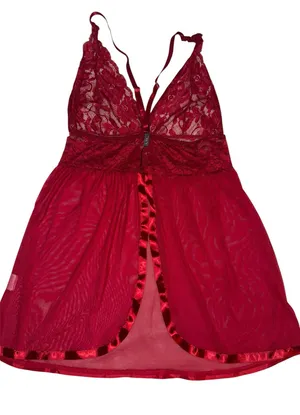 Ababoon One Piece red Lingerie size Medium thumbnail 1