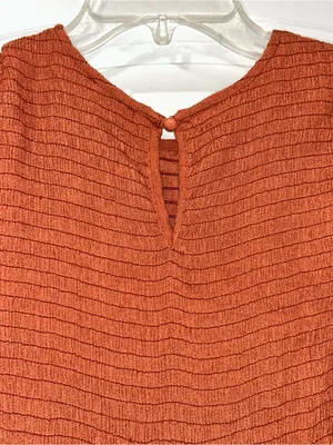 Blu Pepper Rust Smocked Bodice Maxi Dress thumbnail 6