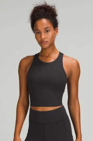 Lululemon Invigorate Training Tank Top Black sz 2‎ thumbnail 1