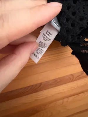 Aerie Lace Racerback Bralette in black size med thumbnail 3