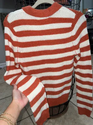 Aerie Long Sleeve Collared Sweater thumbnail 4