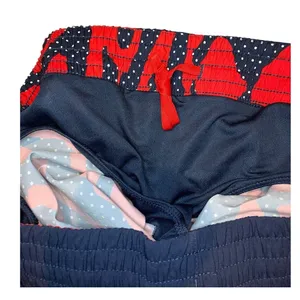 New Balance Running Shorts Womens Medium Red‎ Navy Polka Dot Print NB Dry Sporty thumbnail 6