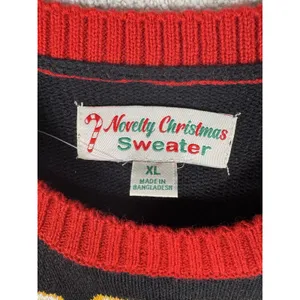 Novelty Christmas Ugly Sweater‎ Size XL "Frothy The Snowman" Pullover Funny thumbnail 2