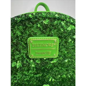 Biltmore x Loungefly Green Sequin Mini Backpack Estate Exclusive Sold Out thumbnail 2