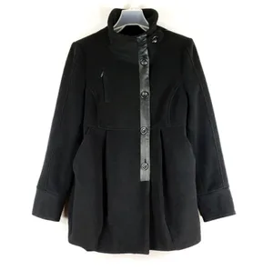 Anthropologie Silence + Noise Wool Blend Coat M thumbnail 2