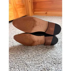 J.Crew Womens Black Leather Chelsea Ankle Boots Pointed Toe AB131 Low Block Heel thumbnail 8