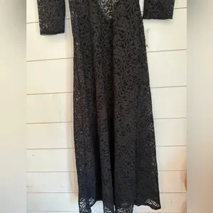 NWOT free people Adored Maxi in Black dress thumbnail 8