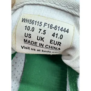 KEDS Sneakers Womens Sz US 8 EU39 White Leather Lace Up Tennis Shoes WH56115 EUC thumbnail 6
