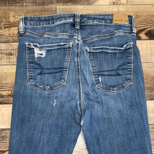 American Eagle Outfitters Dark Blue Skinny Jeans thumbnail 5