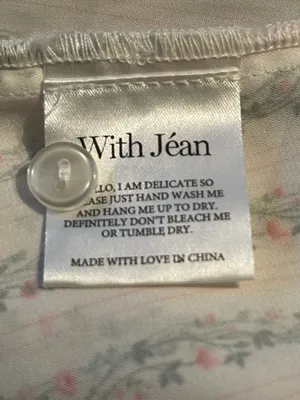 With Jean Mini Dress Floral. Size Small  thumbnail 10