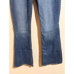 American Eagle Artist Flare Jeans Womens 6 Short Blue Excellent Super Stretch thumbnail 7