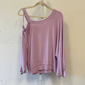 We The Free Flaunt It‎ Pullover Magical Lilac Top Sweater Off the Shoulder Small thumbnail 3