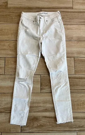 Womens Universal Thread White High Rise Jegging - 4/27R - #2 thumbnail 1