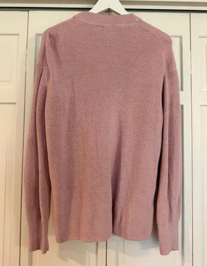 Lululemon ribbed merino wool blend lavender crewneck sweater size 6 thumbnail 4