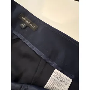Banana Republic Blue White Athletic Stripe High Rise Wide Leg Dress Pants Size 8 thumbnail 7