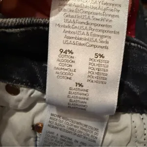Mother Denim High Waisted Looker Jeans in Here Kitty, Kitty‎ Glitter Racer Sz 25 thumbnail 12