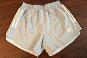 Grey Adidas Shorts Athletic thumbnail 1