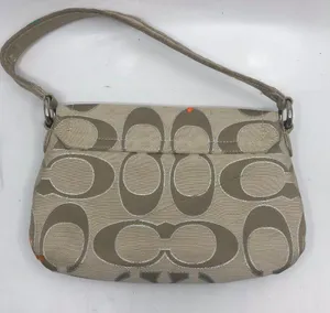 COACH Customized Tan Fabric Small Shoulder Bag thumbnail 2