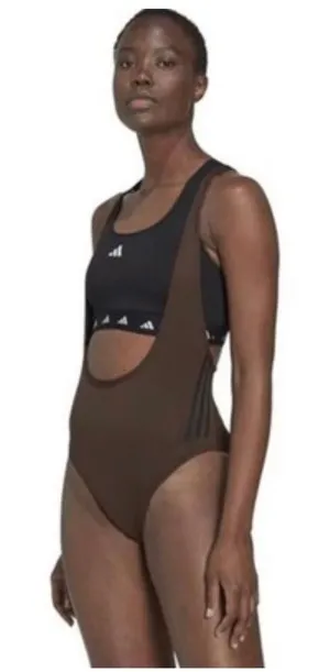 Adidas Women's Leotard Bodysuit Training Suit‎ Brown Size Medium NWOT thumbnail 1