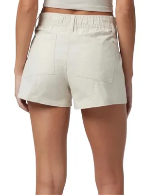 Vuori Womens Vintage Ripstop Utility Short in Milkweed Summer Granola Girl thumbnail 7