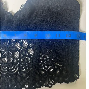 Forever 21 Black Lace Bralette Top XL Extra‎ Large Adjustable Straps thumbnail 6
