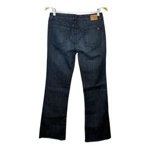 Raven Denim Custom Fit Jeans Womens 29 Dark‎ Blue Straight Leg Made in USA thumbnail 6