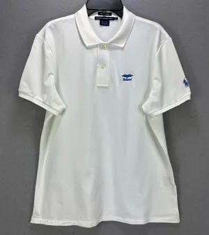 Ralph Lauren Golf Women’s L Polo Shirt White Baltusrol Golf Club Classic Preppy thumbnail 1