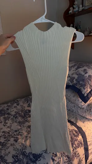 Princess Polly white sweater dress thumbnail 2