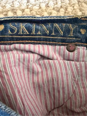 PINK Victoria's Secret Classic Blue Skinny Jeans thumbnail 2