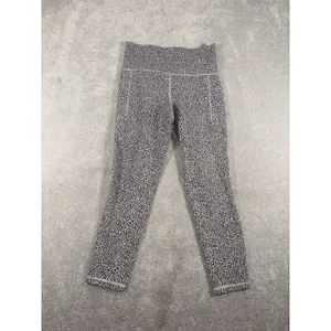 ATHLETA |Size S| Salutation Stash Pocket‎ II Textured 7/8 Tight Moonflower Black thumbnail 2