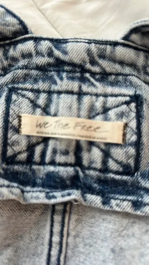 Free People Overall Dress Denim thumbnail 6