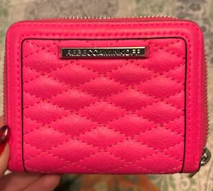 Rebecca Minkoff Pink Zipper Wallet thumbnail 1