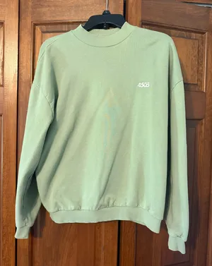 ASOS Top Green Long Sleeve Mockneck thumbnail 1