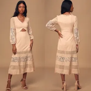 LULUS Modern Menagerie‎ Lace Midi Dress thumbnail 2