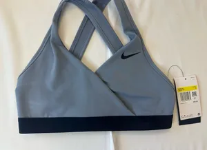Nike Women Spott Bra Small Poly Blend Cross Back Activewear NWT thumbnail 1