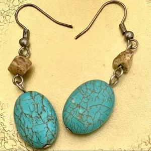 Small turquoise earrings thumbnail 9