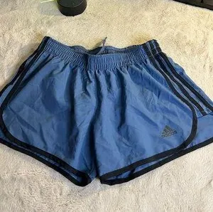 Adidas Women's Marathon 20 Running Shorts Blue Size S Athletic Activewear thumbnail 1