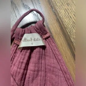 NWT Altar’d state cotton rose tank top small thumbnail 4