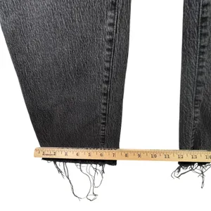 Madewell Perfect Vintage Straight Jeans Womens Black‎ High Rise Ankle 26 thumbnail 10