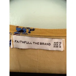 FAITHFULL THE BRAND BILLIE MIDI DRESS IN‎ DOLORES FLORAL SIZE Medium 6 thumbnail 4