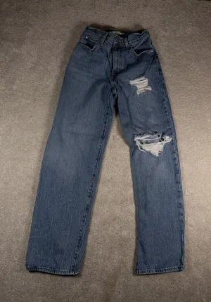 Levi's Men's '94 Baggy Jeans - Light Wash Blue Denim Jeans Relaxed Fit thumbnail 1