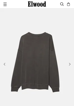 Elwood core sweatshirt vintage gray thumbnail 2
