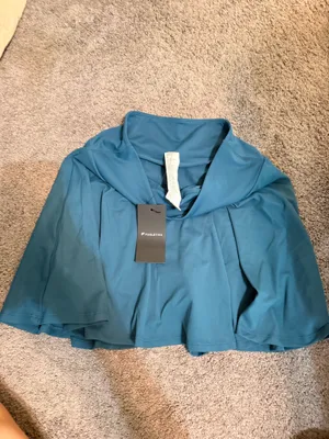 Fabletics Athletic Skirt Medium Greenish-Blue thumbnail 2