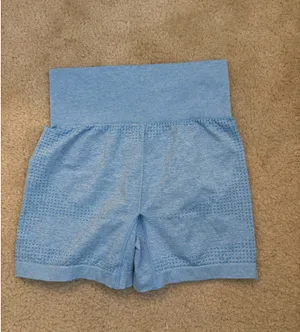 Amazon Light blue workout shorts thumbnail 2