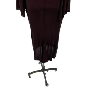 Diane von Furstenberg Vintage Brown Bell Sleeve Sheath‎ Dress Y2K Size 12 thumbnail 11